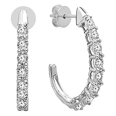 Diamond Hoop Earrings for Girls