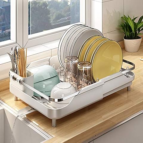 Reviewers Swear By This Dish Drying Rack For Small Spaces — & It's