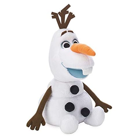 Disney Frozen Olaf the Snowman Plush Doll (10 in) Glitter Nose Sparkle  Fabric Stuffed Animal Collectible