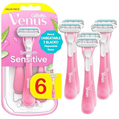 Sensitive Skin Disposable Shaving Razors for Women