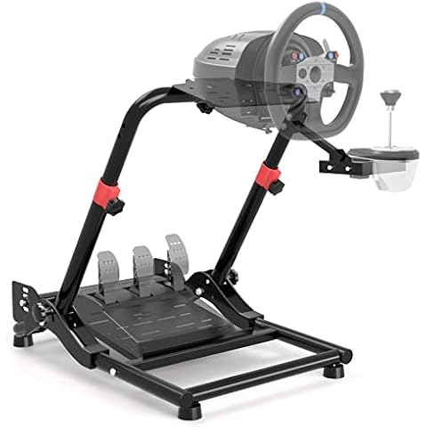 DIWANGUS Racing Steering Wheel Stand Simulator Racing Stand Tilt-Adjustable Steering Wheel Stand for Logitech G25/G27/G29/G920