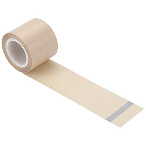 CS Hyde-HTT-170408 High Temperature Fiberglass Tape With Silicone Adhesive,  Ivory 1/2 inch x 36 yards