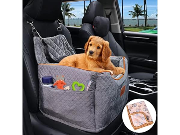 Labor Day Sale: Get 20% Off the AlfaTok Memory Foam Dog Car Seat