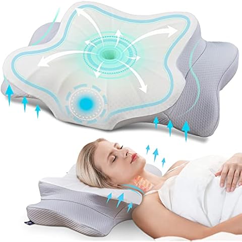 birola Posture Pillows for Sleeping,Cervical Pillow for Neck Pain Pressure  Relief,,Back Sleeper and Stomach Sleeper