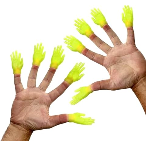 DR DINGUS Tiny Hands (1 Pair) - Original Mini Little Hand Stick Puppet -  Make Anyone Laugh - TikTok Videos - Family Fun