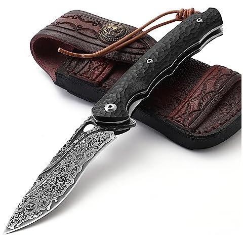 Bmk-1015 Hestia Damascus Pocket Knives Blue Ruby Gem diamond