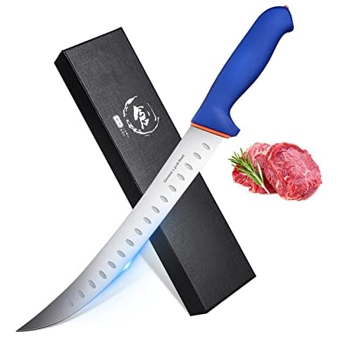 DRAGON RIOT Chef Butcher Knife Set for Meat Cutting with Roll Bag, 12 PCS  Japanese Forged Chef Knives Set for Men and Women Gift for Men