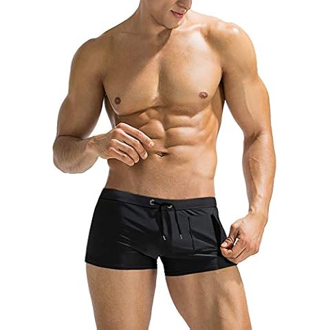 Drawstring Swim Briefs for Men