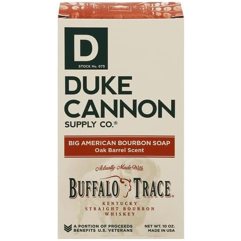  Duke Cannon Supply Co. Big Brick of Soap Bar for Men WWII  Collection Smells Like Accomplishment (Bergamot & Black Pepper) Multi-Pack  - Superior Grade, Extra Large, All Skin Types, 10