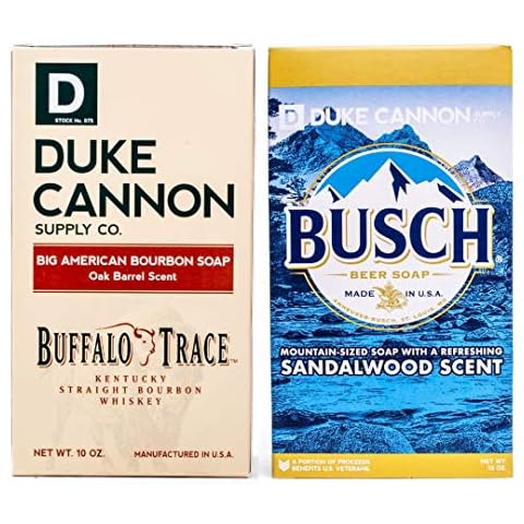  Duke Cannon Supply Co. Big Brick of Soap Bar for Men WWII  Collection Smells Like Accomplishment (Bergamot & Black Pepper) Multi-Pack  - Superior Grade, Extra Large, All Skin Types, 10