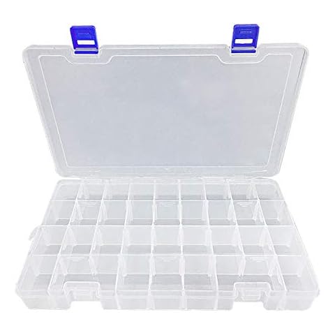 DUOFIRE Small Plastic Box Organizer Box small plastic storage containers  small plastic case for Storage Pencils and art supply storage organizer