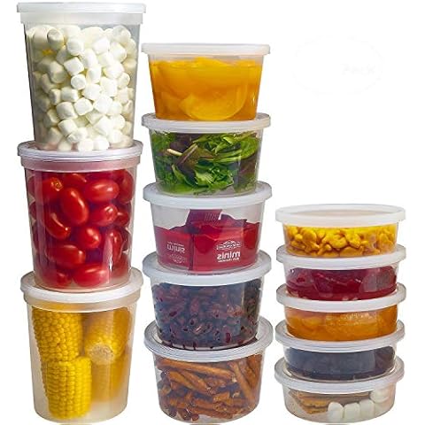 Hometall hometall 40 pcs food storage containers with lids airtight, 100%  leakproof plastic meal-prep containers reusable(20 container