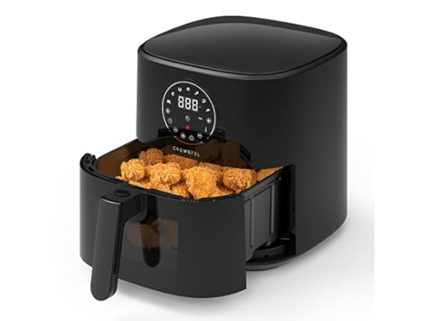 Air Fryer, 1750W 8Qt Visualized Airfryer with Non-stick and Dishwasher-Safe  Basket, Healthy Cooking 85% Oil Less, 6-in-1 Low-noise Airfryer that Roast,  Bake, Broil, Dehydrate, Reheat : : Home