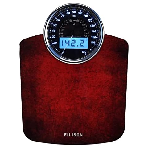  Professional Analog Bathroom Scale, 300lb/136kg Capacity Extra  Large Mechanical Dial Heavy Duty Professional Accurate Body Weight Scales  Home Office Dorm Durable: Home & Kitchen