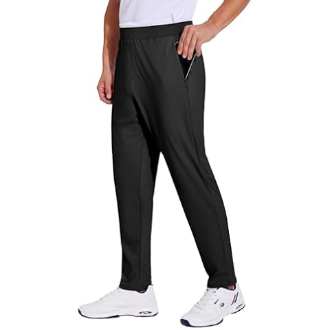 Elastic Waist Athletic Pants for Men