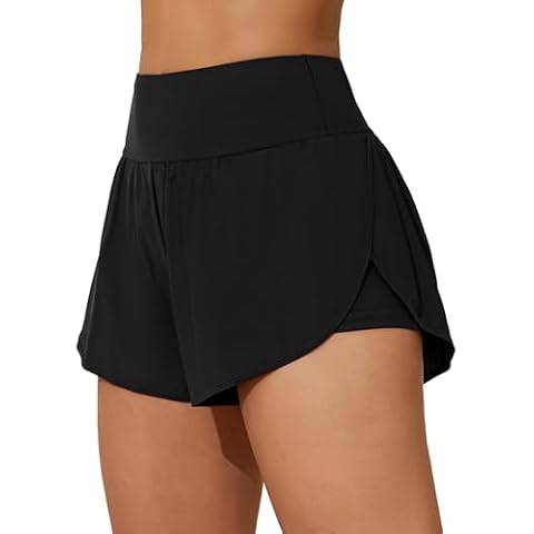 Elastic Waist Board Shorts for Women