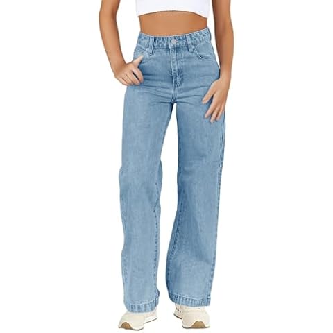 Elastic Waist Jeans for Girls