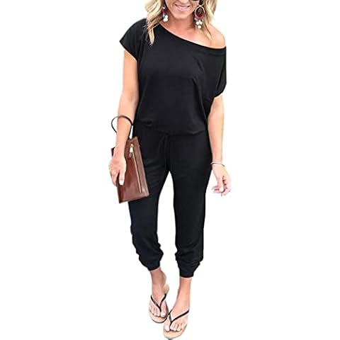 Elastic Waist Jumpsuits for Women