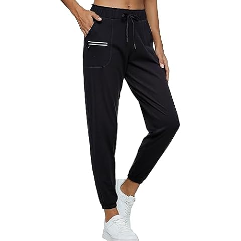 Elastic Waist Running Pants for Women