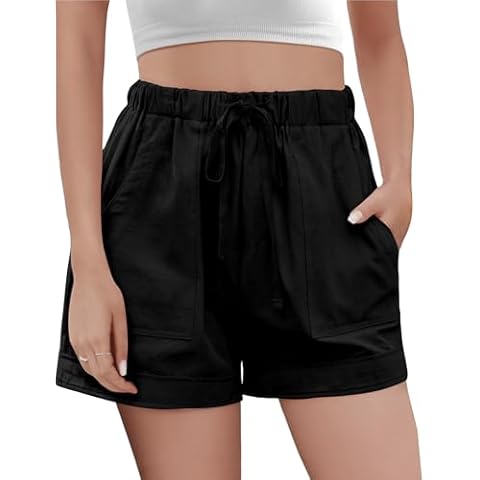 Elastic Waist Shorts for Women