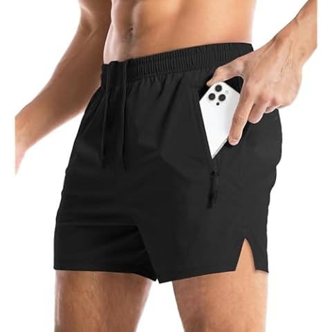 Elastic Waist Volleyball Shorts for Men