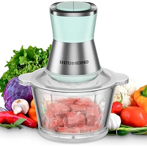 Bear Food Processor, Electric Food Chopper with 2 Glass Bowls (8 Cup+2.5  Cup)