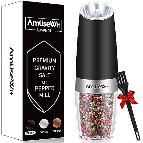 Electric Pepper Mill - Just turn it over and it will grind your pepper –  Curated Kitchenware