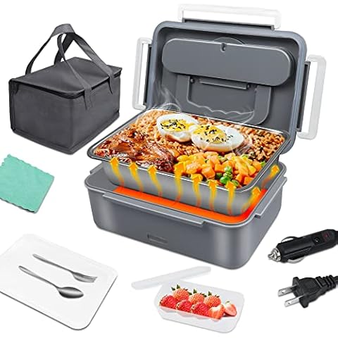  RTIC 5 Compartment Lunch Containers, Hot Food Container With  Lid For Adults Or Kids, Microwave Safe Divided Snack Lunch Box For Work,  School Or Travel, Reusable, BPA Free With Vent Space