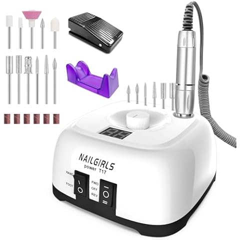 Electric Nail Drills with Foot Pedal