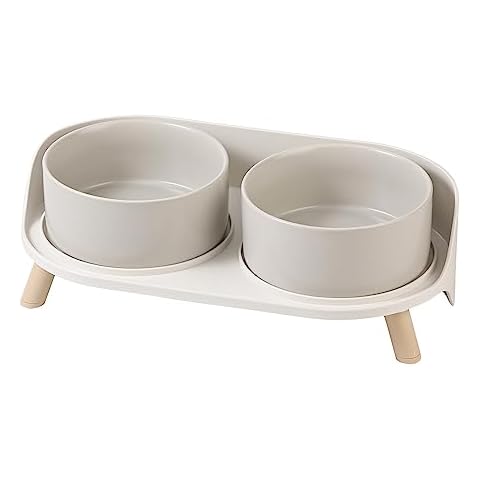 Wantryapet WANTRYAPET Elevated Dog Bowls 6 Heights Adjustable Raise Dog  Bowls Double Large Food Water Bowls Raise Pet Bowls Stand for Small