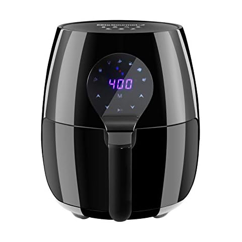 Secura Air Fryer XL 5.5 Quart 1800-Watt Electric Hot Air Fryers Extra Large  Oven Nonstick Cooker for Healthy Oil-free Low Fat Cooking with Automatic  Timer and Temperature Control, Bonus Food Divider 