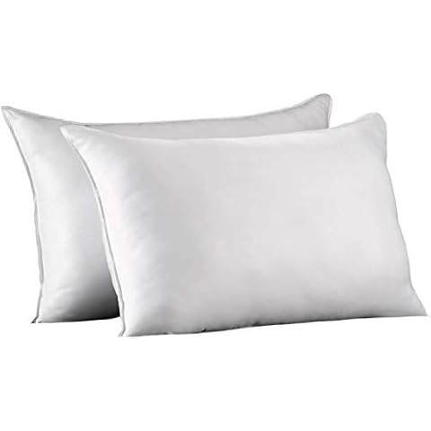 Ella Jayne Gusseted Microfiber Gel Filled Firm Standard Pillow, White