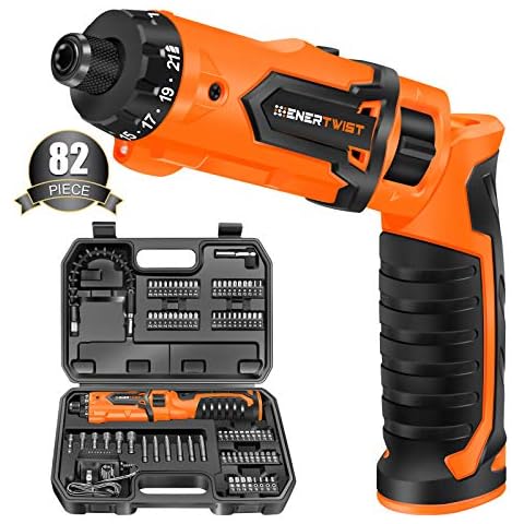 Enertwist 4V Max Cordless Rotary Tool Kit, 3-Speed Lithium-ion Battery  Powered Mini Drill with 35-Pieces Accessories, USB Charging Cable, Collet  Size