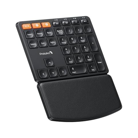 Ergonomic Numeric Keypads