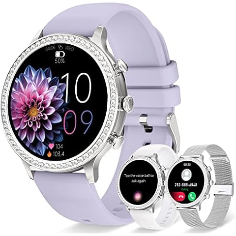 Erkwei Smart Watch for Women Dial/Answer Call Activity Fitness