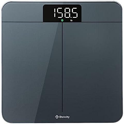 GE Bathroom Scale Body Weight: Digital Body Weight Scale Smart BMI Weight  Scales for People Accurate Bluetooth Weighing Scale Electronic Weigh Scales  with Bright LED Display 500lbs Capacity Black