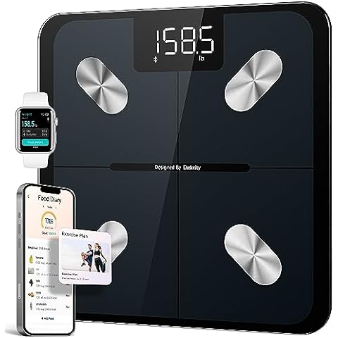 GE Digital Body Weight Scale for Bathroom, 500lbs Capacity Smart BMI Weight  Scales for People Accurate Bluetooth Weighing Scale Electronic Weigh