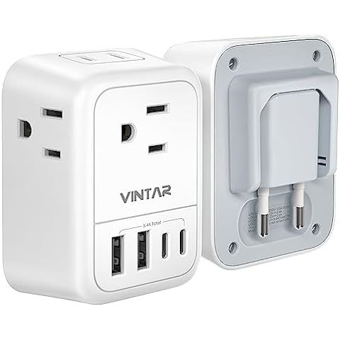 VINTAR  Focus on Travel Adapter and Power Strip –