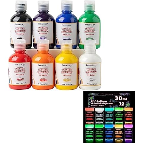 Watercolor Paint Set with 48 Premium Paints, Water Color Paint Set, Including Metallic and Fluorescent Colors. Perfect Travel Watercolor Set for