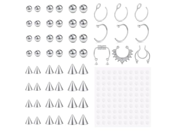 Faux Body Piercing Jewelry for Men Thumbnail