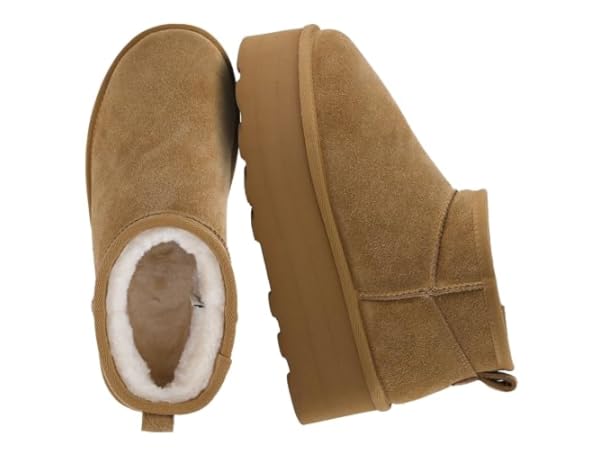 Faux Fur Platform Boots for Women thumbnail