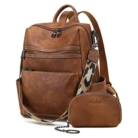 Faux Leather Backpack Handbags for Women