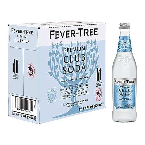 Fever Tree Premium Tonic Water - Premium Quality Mixer and Soda -  Refreshing Beverage for Cocktails & Mocktails 200ml Bottle - Pack of 5