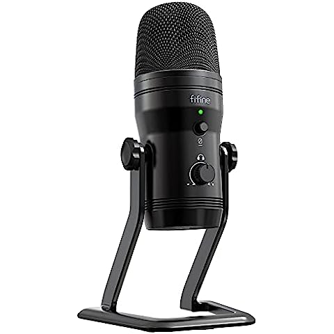 Movo PC-M6 Universal Cardioid Podcasting Microphone with XLR, 3.5mm and USB Outputs, Shockmount and Pop Filter