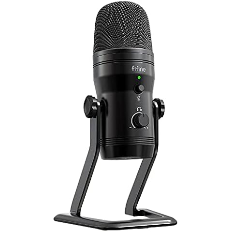 Movo PC-M6 Universal Cardioid Podcasting Microphone with XLR, 3.5mm and USB Outputs, Shockmount and Pop Filter