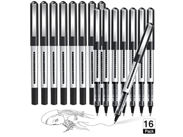 Premium Gel Ink Pen Fine Point Pens Ballpoint Pen 0.5mm for Japanese Office  School Stationery Supply24 Packs 