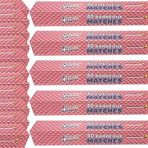 4 Packs Large Matches 250 Count Strike on Box Fire Starter 1000 Matches Lot