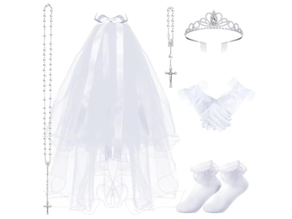 First Communion Veils for Girls Thumbnail