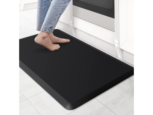 Gorilla Grip Anti Fatigue Cushioned Comfort Mat, Ergonomically Durable,  Supportive, Padded, Thick and Washable, Stain-Resistant