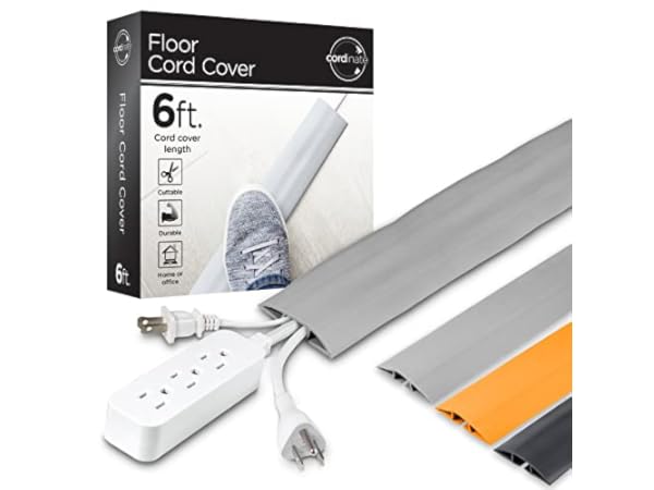 The 10 Best Floor Cord Covers of 2023 (Reviews) - FindThisBest